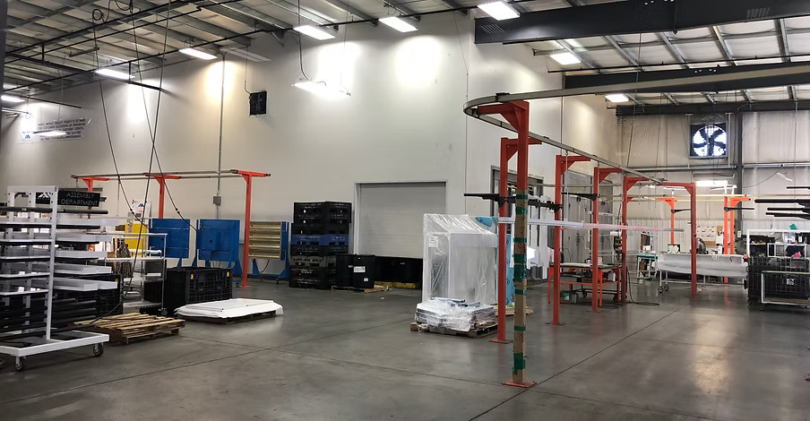 Large-scale metal assembly